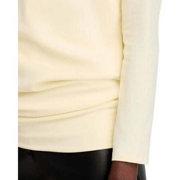 290$ A.W.A.K.E. Mode Cutout Drop Shoulder Sweatshirt Long Sleeves Size M ivory - Picture 3 of 4